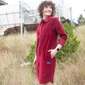 NWT Kavu Sylvie Dress - Small - Bordeaux
